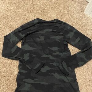 Camouflage Long Sleeve Top